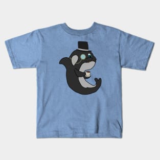 Gentleorca Sips Tea Kids T-Shirt